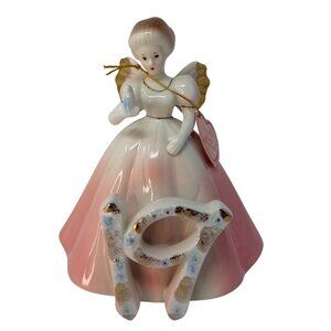 Vintage Josef Originals Birthday Girl Angel Figurine 19 Years Old 19th Birthday